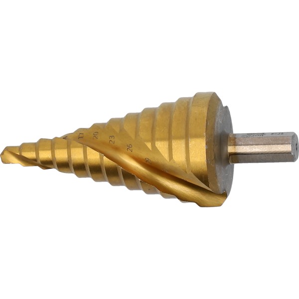 WIERTŁO STOPNIOWE SPIRALNE 6-38MM YT-44749