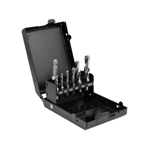 ZESTAW WIERTŁA-GWINTOWNIKI M3-M10 7SZT. HEX YT-44849