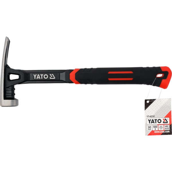 MŁOTEK STOLARSKI MONOLITYCZNY, KUTY  500G YT-45741