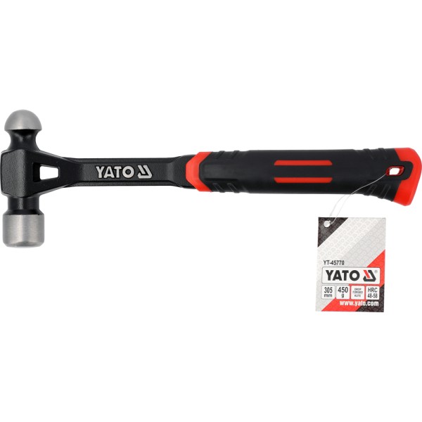MŁOTEK BLACHARSKI MONOLITYCZNY, KUTY 450G YT-45770