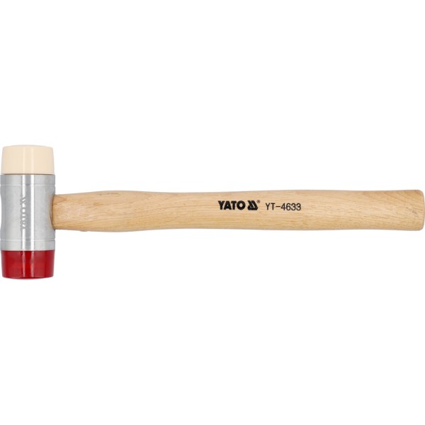 MŁOTEK BLACHARSKI 45MM, PU/NYLON, TRZONEK HIKORA YT-4633