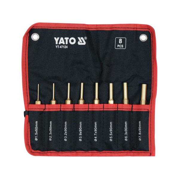 WYBIJAKI MOSIĘŻNE RÓWNOLEGŁE, ZESTAW 8 SZT. YT-47124