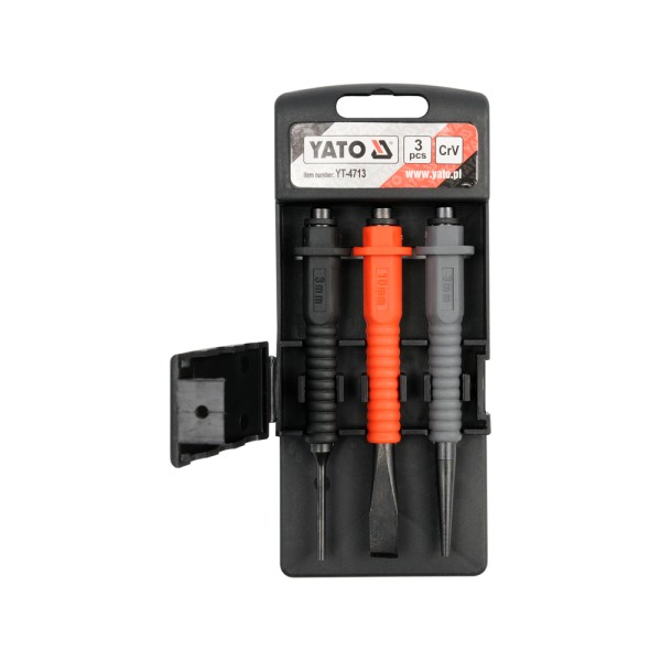 WYBIJAKI I PRZECINAK, ZESTAW 3 SZT., CRV YT-4713