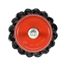 SZCZOTKA CZOŁOWA Z TRZPIENIEM 65MM   DRUT PLECIONY YT-47518