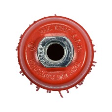 SZCZOTKA TARCZOWA 65MM M14 NYLON CZERWONY YT-47785