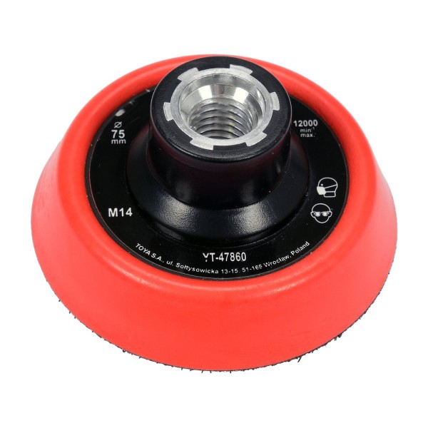 UCHWYT MOCUJĄCY 75MM Z RZEPEM, M14 YT-47860