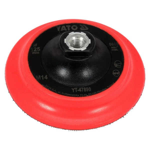 UCHWYT MOCUJĄCY 125MM Z RZEPEM, M14 YT-47890