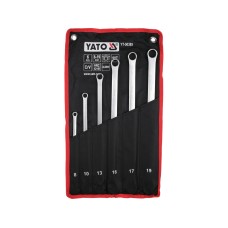 ZESTAW KLUCZY OCZKOWYCH, DŁUGICH Z GRZECHOTKĄ 8-19MM, 6 SZT. YT-50385