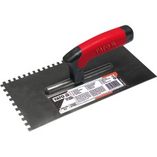 PACA TYNKARSKA NIERDZEWNA 270X130 MM, ZĄB 10X10 MM YT-5204