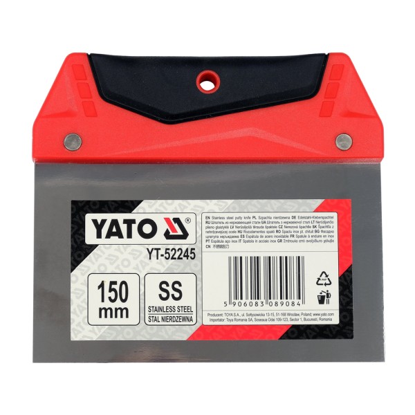 SZPACHLA NIERDZEWNA 150 MM YT-52245