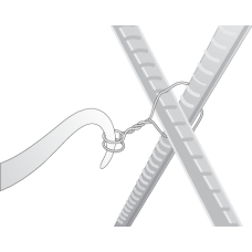 AUTOMATYCZNY KLUCZ DO SKRĘCANIA DRUTU, L-300 MM, METALOWY W OSŁONIE Z TWORZYWA YT-54233