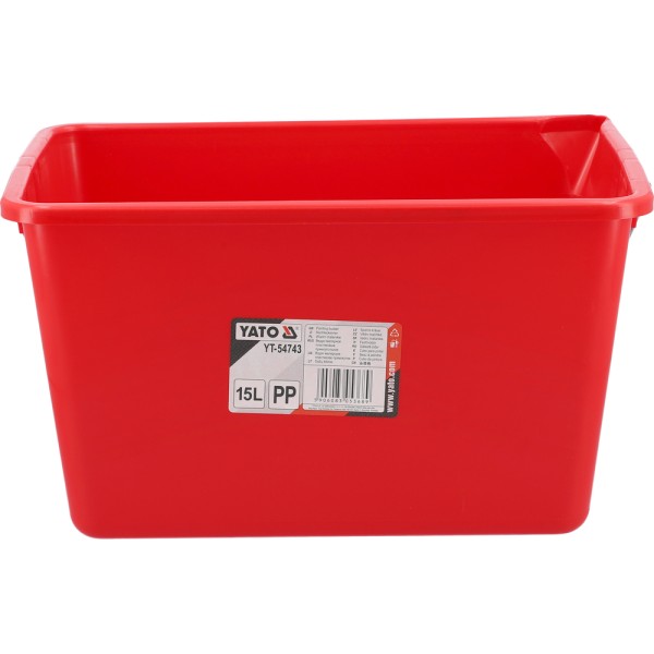 WIADRO MALARSKIE, PLASTIKOWE Z PODZIAŁKĄ 15L. YT-54743