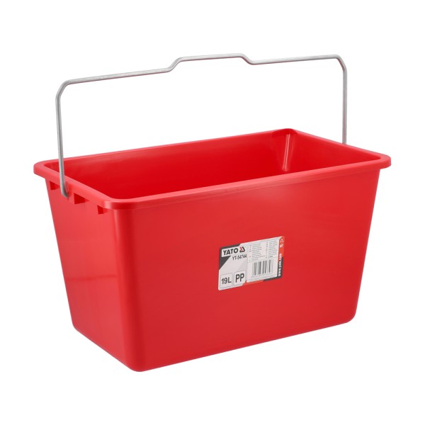 WIADRO MALARSKIE, PLASTIKOWE Z PODZIAŁKĄ 19L. YT-54744