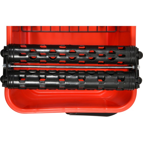 WIADRO GLAZURNICZE Z ROLKAMI I KRATKĄ 22L YT-54750