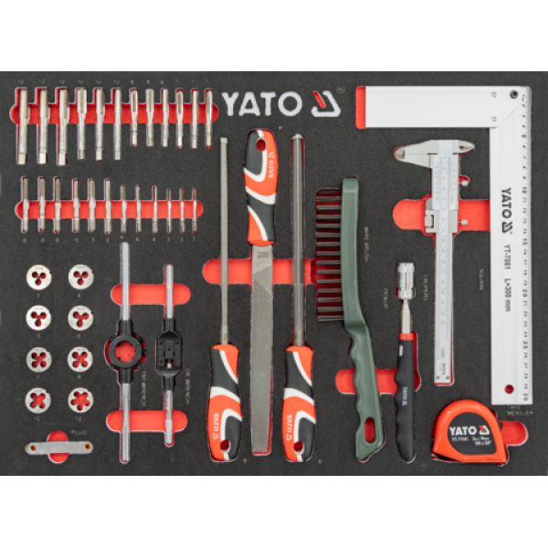 SZAFKA SERWISOWA Z 211 NARZĘDZIAMI. YT-55290