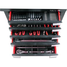 SZAFKA SERWISOWA ZE 165 NARZĘDZIAMI. YT-55293