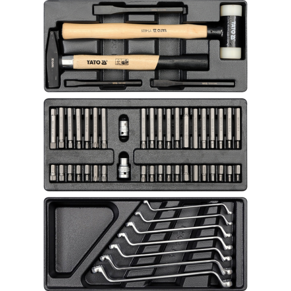 SZAFKA SERWISOWA ZE 177 NARZĘDZIAMI. YT-5530