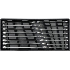 WKŁAD DO SZUFLADY KLUCZE PŁASKO- OCZKOWE 6- 21MM 16CZ. YT-5531