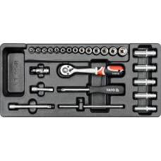 WKŁAD DO SZUFLADY ZESTAW NASADEK 1/4