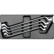 WKŁAD DO SZUFLADY KLUCZE OCZKOWE ODGIĘTE 21- 32MM 4CZ. YT-5543