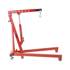 ŻURAW WARSZTATOWY 1000KG, ZAKRES PODNOSZENIA 25-2100MM, DŁUGOŚĆ 1580MM, SZEROKOŚĆ 1060MM, WYSOKOŚĆ 1560MM. YT-55556