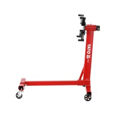 STOJAK MONTAŻOWY DO SILNIKA, NOŚNOŚĆ 453 KG, OBROTOWA BLOKOWANA GŁOWICA, METALOWE KOŁA /DWA SKRĘTNE YT-55570