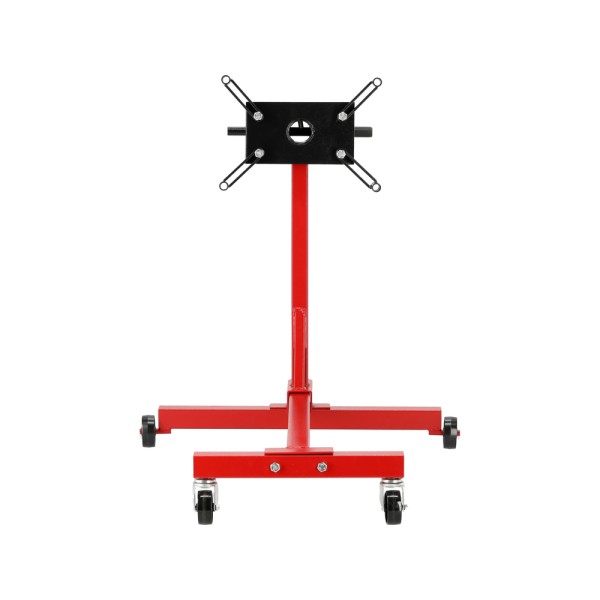 STOJAK MONTAŻOWY DO SILNIKA, NOŚNOŚĆ 453 KG, OBROTOWA BLOKOWANA GŁOWICA, METALOWE KOŁA /DWA SKRĘTNE YT-55570