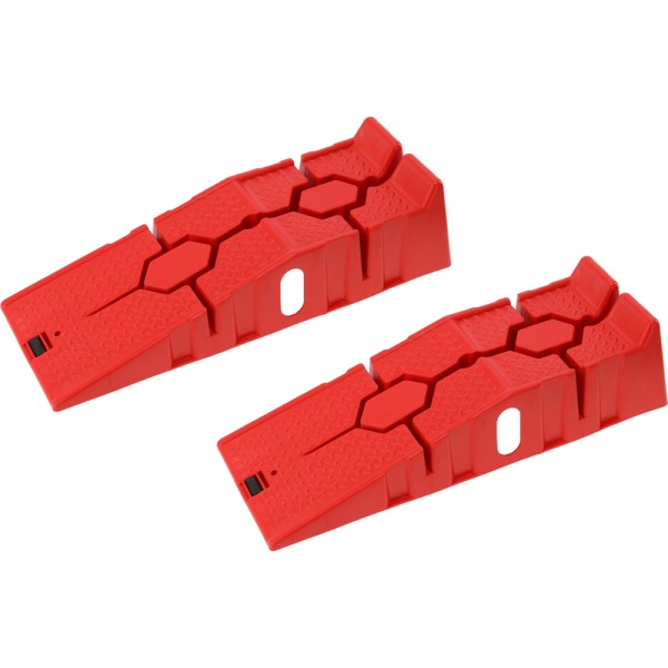 ZESTAW NAJAZDÓW SAMOCHODOWYCH 2 SZTUKI NOŚNOŚĆ 3T CZERWONE YT-55671