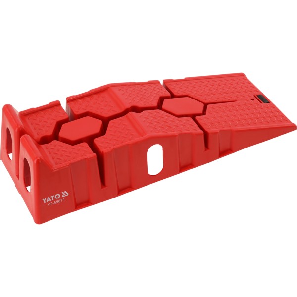 ZESTAW NAJAZDÓW SAMOCHODOWYCH 2 SZTUKI NOŚNOŚĆ 3T CZERWONE YT-55671