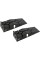 ZESTAW NAJAZDÓW SAMOCHODOWYCH 2 SZTUKI NOŚNOŚĆ 3T CZARNE YT-55672