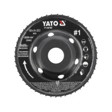 FREZ, TARNIK PEŁNY, WYPUKŁY 120X6 NR1 NA SZLIFIERKĘ KĄTOWĄ YT-59180