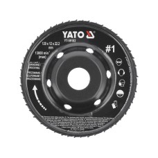 FREZ, TARNIK PEŁNY, WYPUKŁY 120X12 NR1 NA SZLIFIERKĘ KĄTOWĄ YT-59182