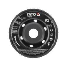 FREZ, TARNIK PEŁNY, WYPUKŁY 120X18 NR2 NA SZLIFIERKĘ KĄTOWĄ YT-59185