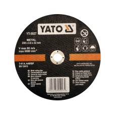 TARCZA DO CIĘCIA METALU 230X2,0X22 MM YT-5927