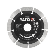 TARCZA DIAMENTOWA 115MM SEGMENTOWA DO BETONU Z WYSOKIM SEGMENTEM YT-59961