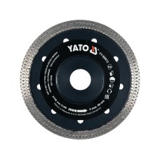 TARCZA 125MM DO CIĘCIA I SZLIFOWANIA CERAMIKI ORAZ GRESU BEZ USZCZERBIEŃ YT-59972