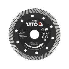 TARCZA DIAMENTOWA TURBO 125MM DO SZYBKIEGO  CIĘCIA GRESU BEZ ODPRYSKÓW YT-59982