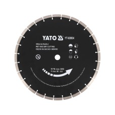 TARCZA DIAMENTOWA DO BETONU 400X25,4MM, CIĘCIE NA SUCHO I NA MOKRO YT-60004