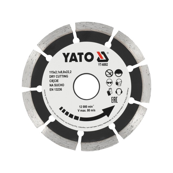 TARCZA DIAMENTOWA, SEGMENTOWA 115 MM YT-6002