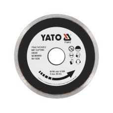 TARCZA DIAMENTOWA, SEGMENT CIĄGŁY, 115 MM YT-6012