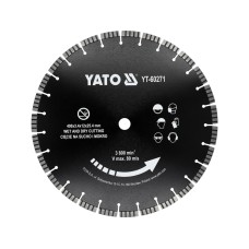 TARCZA DO PRZECINARKI 400MM OTWÓR 25,4MM, DO BETONU, KRAWĘŻNIKÓW YT-60271