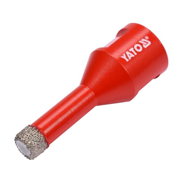DIAMENTOWE WIERTŁO DO GRESU 10MM DO WIERCENIA NA SUCHO SZLIFIERKĄ KĄTOWĄ YT-60443