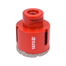 DIAMENTOWE WIERTŁO DO GRESU 51MM, DO WIERCENIA NA SUCHO PRZY UŻYCIU SZLIFIERKI KĄTOWEJ YT-60446