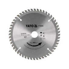 TARCZA WIDIOWA DO ALUMINIUM 160X52TX20MM YT-60905