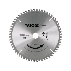 TARCZA WIDIOWA DO ALUMINIUM 180X60TX20MM YT-60907