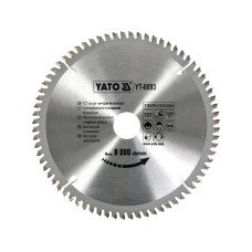 TARCZA WIDIOWA DO ALUMINIUM 210X72TX30 MM YT-6093