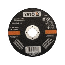 TARCZA DO CIĘCIA STALI NIERDZEWNEJ 125X2,5X22 MM YT-6104