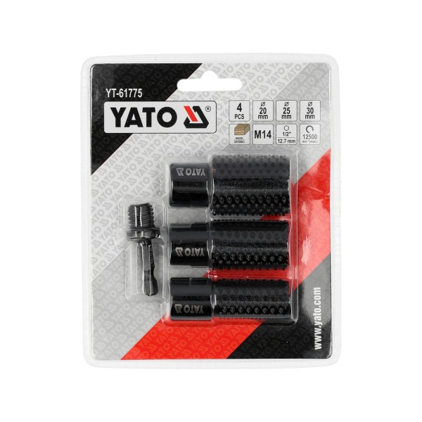 ZESTAW TARNIKÓW CYLINDRYCZNYCH 4 ELE. M14 YT-61775