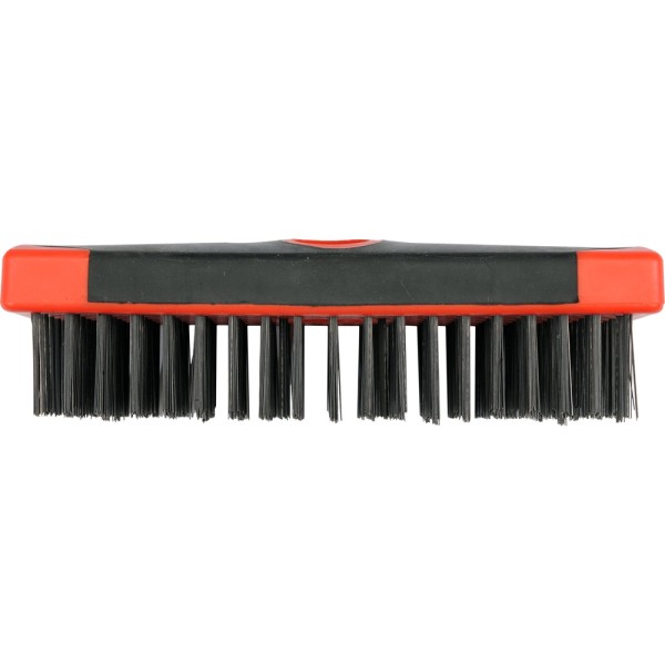 SZCZOTKA DRUCIANA, DRUT STALOWY 6 RZĘDÓW, KORPUS PLASTIKOWY YT-6334