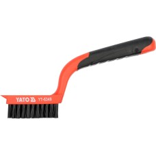 SZCZOTKA NYLONOWA,5 RZĘDÓW,RĘKOJEŚĆ PLASTIKOWA YT-6349